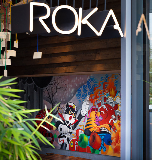 مطعم Roka في الخليج التجاري، دبي 